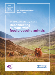 13th Expert Forum on Farm Animal Well-being, Edinburgh (Scotland), 2022